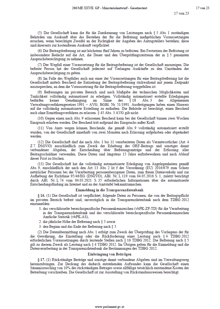 Das steht WIRKLICH im ORF-Gesetz