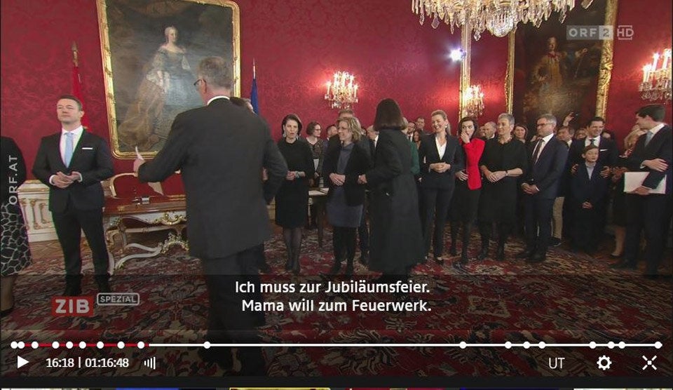 ORF-Panne bei Angelobung wird zum Netz-Hit
