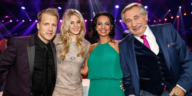 Große Chance-Jury: Oliver Pocher, Larissa Marolt, Petra Frey, Peter Rapp