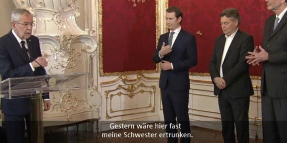 ORF-Panne bei Angelobung wird zum Netz-Hit