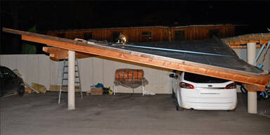 Orkansturm fegt über Österreich