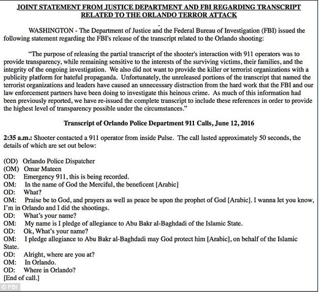 Das ist der irre Notruf des Orlando-Killers