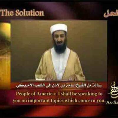 Bilder aus dem neuen Bin Laden-Video
