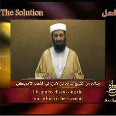 Bilder aus dem neuen Bin Laden-Video