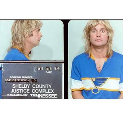 Polizeifotos von Stars