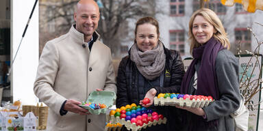 Gro&szlig;e Ostereiersuche in Linz