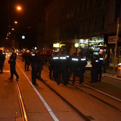 Fußball-Schlacht in Wien-Ottakring