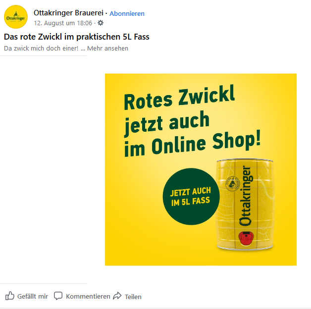 Ottakringer Bier gibt es jetzt auch online