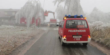 Blitz-Eis im Osten Österreichs