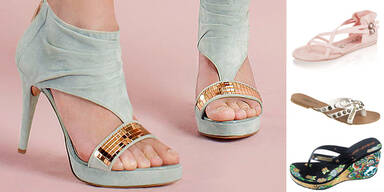 Schicke Treter: Sandalen und Co.