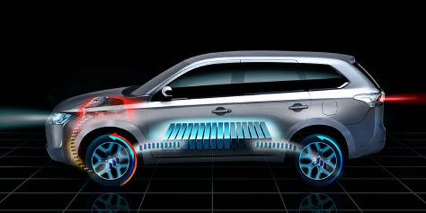 Outlander mit Plug-in-Hybrid ist fertig