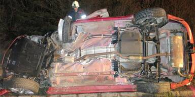 Crash bei Oberwart: Fünf Verletzte