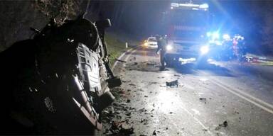 Crash bei Oberwart: Fünf Verletzte