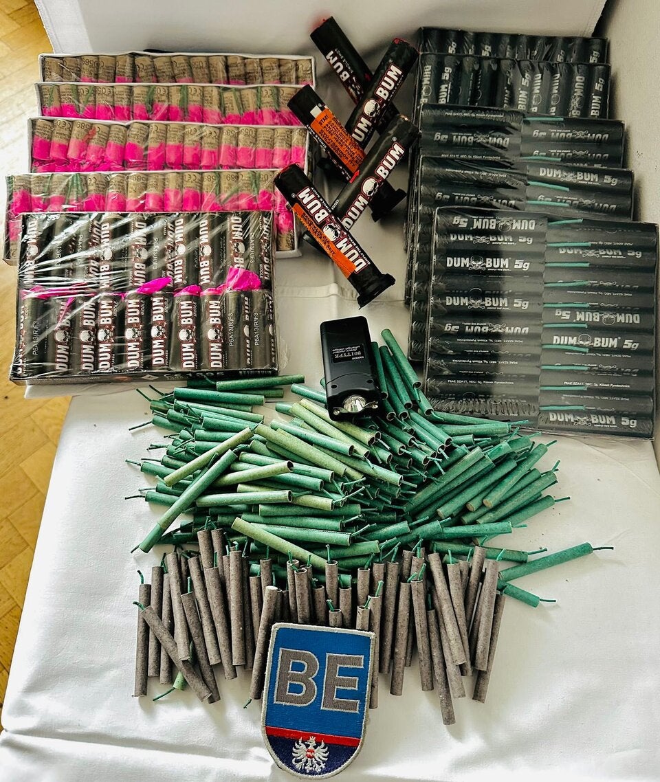 Böller beschlagnahmt