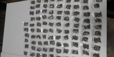 15-J&auml;hriger "findet" 96 Baggies Cannabis