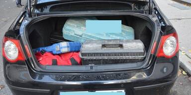 Einbrecher bei Unfall gestoppt