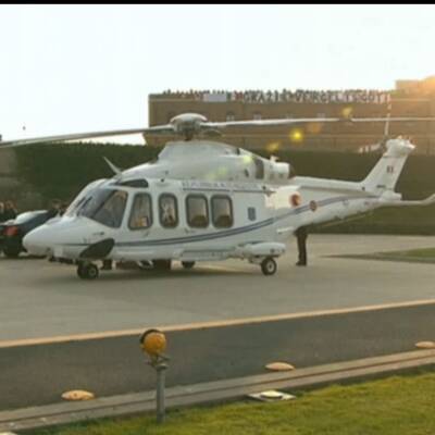 Mit dem Hubschrauber verließ der Papst den Vatikan 