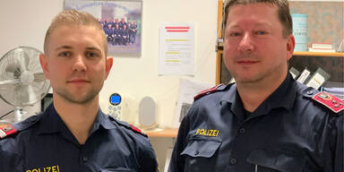 Polizisten Baby wiederbelebt