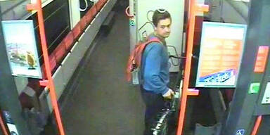 Polizei sucht diesen Schnellbahn-Randalierer