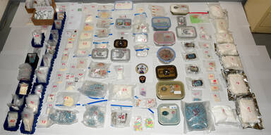 Polizei beschlagnahmt Drogen im Millionenwert