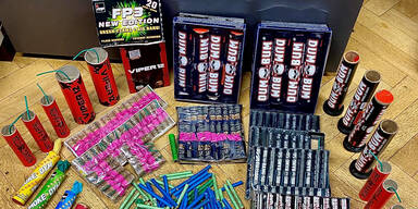 Verbotene Pyro-Gegenst&auml;nde vor Silvester in Wien sichergestellt