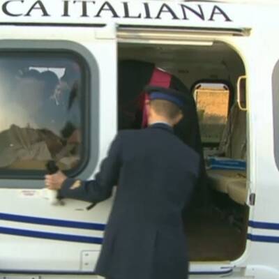 Mit dem Hubschrauber verließ der Papst den Vatikan 