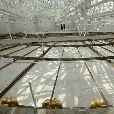 Parlament; Sanierung des historischen Sitzungssaales 