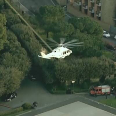 Mit dem Hubschrauber verließ der Papst den Vatikan 