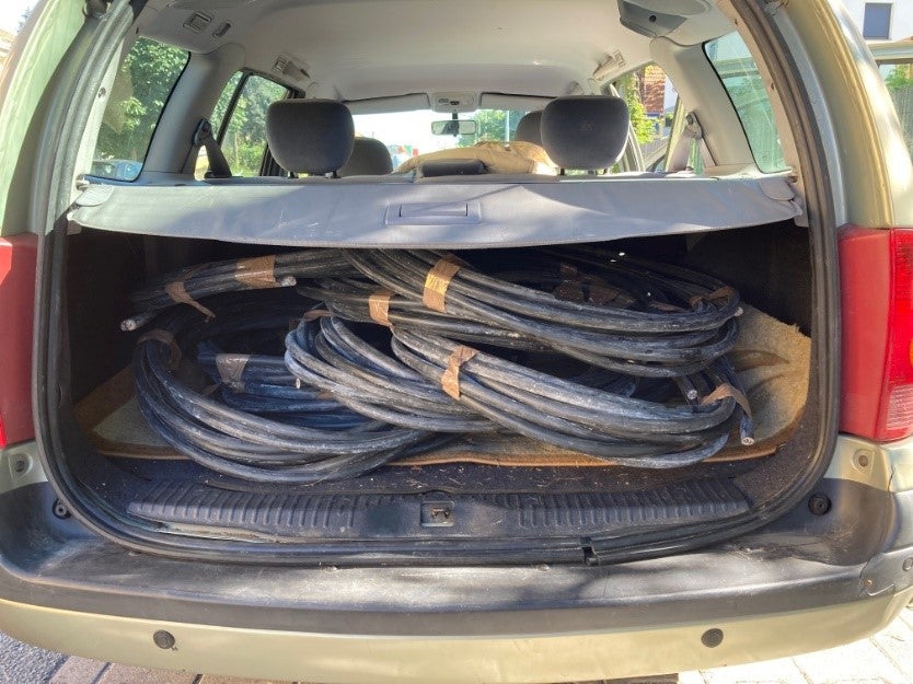 Mehrere Tonnen Kupferkabel in Wien gestohlen