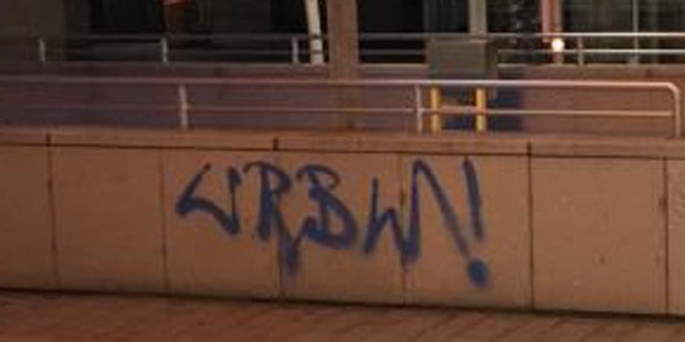 Rapid Schriftzüge Wien Festnahme