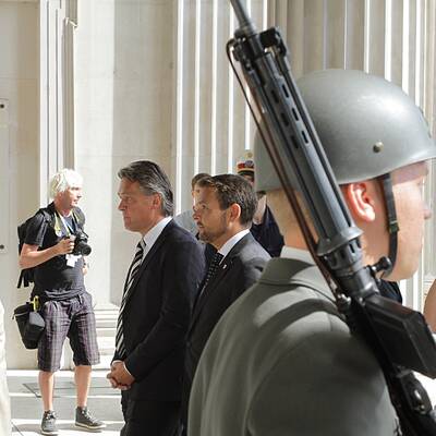 Prammer im Parlament aufgebahrt