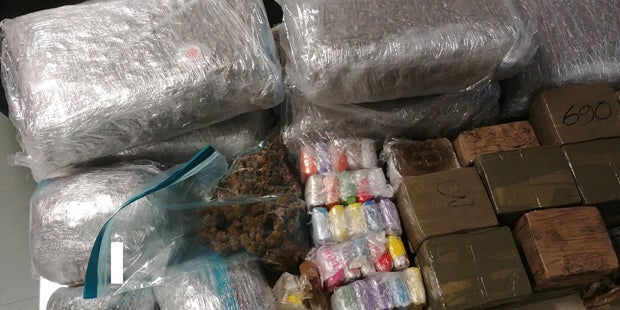 Polizei stellt 34 Kilo Drogen sicher