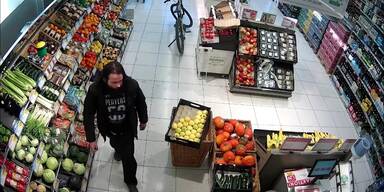 Brutaler Messer-&Uuml;berfall: Ladendieb kam mit Rad in Supermarkt