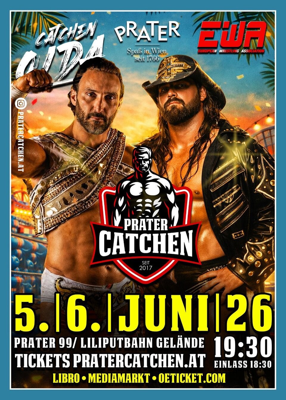 Mega-Überraschung: Ex-WWE-Superstar beim Prater Catchen