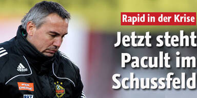 Erste Kritik an Coach Pacult