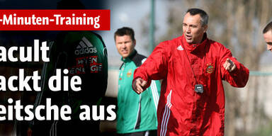 Pacult packt die Peitsche aus