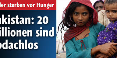 Pakistan: 20 Millionen sind obdachlos