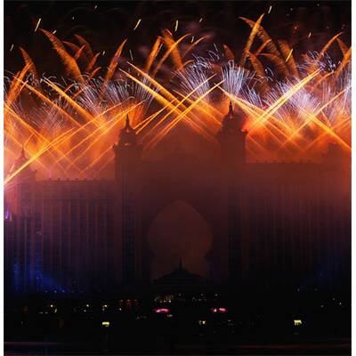 Größtes Feuerwerk der Welt in Dubai