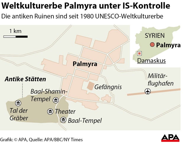 IS erschießt Gegner in antikem Theater