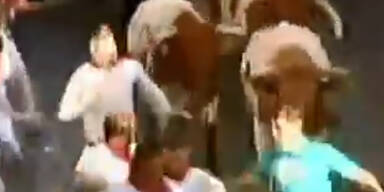 Pamplona: Stierhatz fordert vier Verletzte