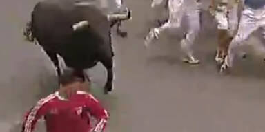 Pamplona: Viele Verletzte bei Stierhatz