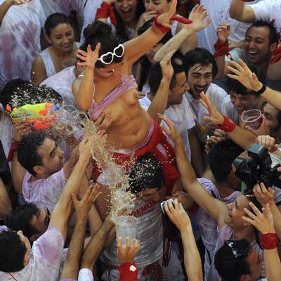 So heiß ist das San-Fermin-Fest