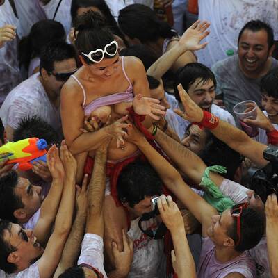 So heiß ist das San-Fermin-Fest