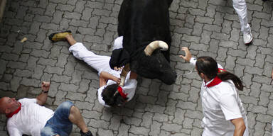 Verletzte bei Stierhatz in Pamplona