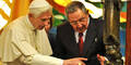 Papst Benedikt XVI Raul Castro Kuba