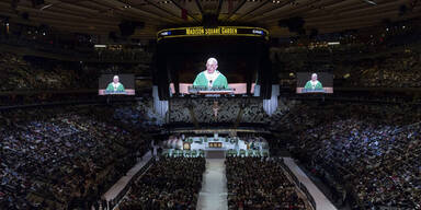 Papst in New York bejubelt