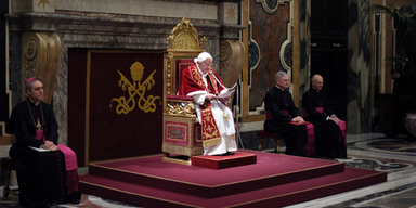 Papst: Abflug in die Pension 