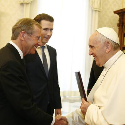 Kanzler Kurz trifft den Papst