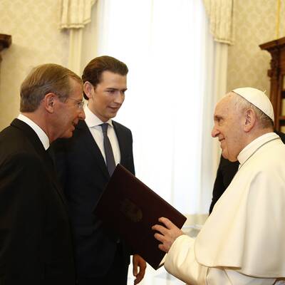 Kanzler Kurz trifft den Papst