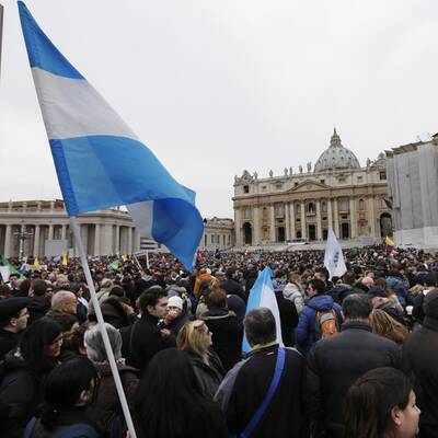 Das erste Angelusgebet des Papstes